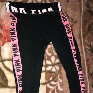 Pink vs leggings
